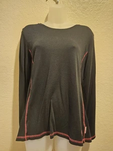 Ariat FR Polartec Powerdry T-Shirt XL Cat 2 Womens Black Pink Workwear - Picture 1 of 9
