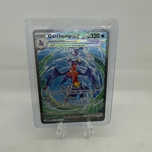 Pokémon TCG Garchomp ex 245/182 Paradox Rift Full Art Special Illustration Rare - Picture 1 of 10