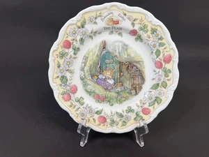 Vintage 1993 Royal Doulton Brambly Hedge "The Plan" Bone China Plate - Picture 1 of 8