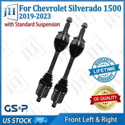 OE Front Pair Left Right CV Axle Shaft Set For 2019-23 Chevrolet Silverado 1500 - Image 1 of 4