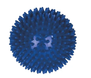 Firm Sensory Spikey Ball Autism Stroke Hand Therapy Fidget Massage Ball BLUE 3" - Picture 1 of 7