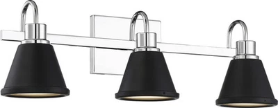Nuvo Lighting 62/1473 Bette 3 Light 24"W LED Bathroom Vanity - Black - Image 1 of 3