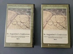 The Great Courses St. Augustine's Confessions Parts 1-2 CDs + Course Guidebooks - Picture 1 of 4