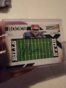 C.J. Spiller Auto Card Rookie Epix Field 121/200 Buffalo Bills Clemson Panini - Picture 1 of 3