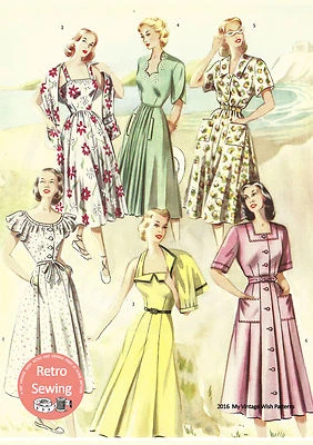 The Haslam System of Dresscutting No. 21 - 1950's  Designs - Image 1 of 4