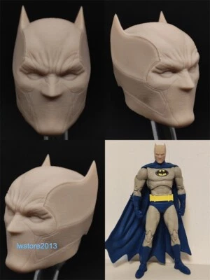 1:12 Tactical Mask heroes Bruce Wayne Head Sculpt For 6" Male MacF Figure Body - Image 1 of 4