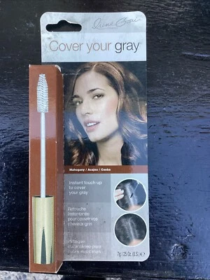 Varita de retoque de color de cabello gris 2 en 1 - caoba Foto 1 de 2