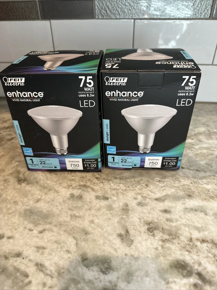 Feit Electric PAR30SDM/950CA Dimmable LED Bulb, 8.3 W, 750 Lumens (2-PACK) - Image 1 of 1