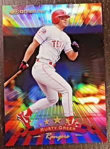 1998 Donruss Collections Rusty Greer Prized Sample Promo ~ Rangers - Picture 1 of 2