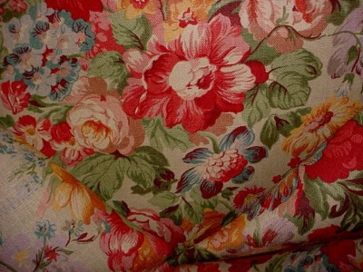 16-1/4Y Lee Jofa 2005179 Kingsworthy English Printed Linen Upholstery Fabric - Image 1 of 4
