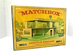 Matchbox Lesney MG-1 SERVICE STATION BP Empty Repro Box.. - Picture 1 of 2