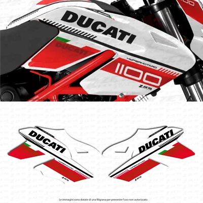 Kit de gráficos laterales Ducati Hypermotard 796 1100 Foto 1 de 2