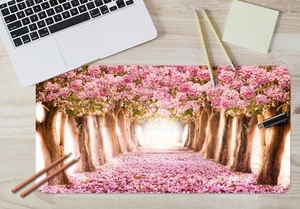 3D Kirschblüte Baum 04 Rutschfest Büro Schreibtisch Maus Matte Groß Tastatur Pad - Bild 1 von 7