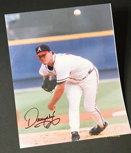 DENNY NEAGLE ATLANTA BRAVES AUTOGRAPHED 8x10 PHOTO 1 - Picture 1 of 1