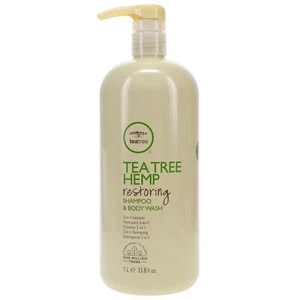 Paul Mitchell Tea Tree Hemp Restoring Shampoo & Body Wash 33.8 oz - Picture 1 of 8