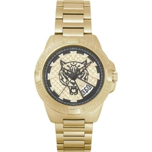 Herrenuhr PLEIN SPORT TOUCHDOWN PSFBA1123 Stahlarmband Gold vergoldet - Bild 1 von 4