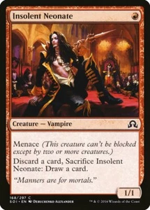 4 Insolent Neonate 4x x4 - NM - Shadows over Innistrad - SPARROW MAGIC - Picture 1 of 1