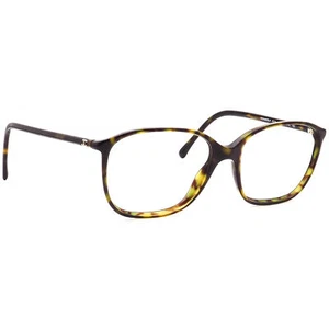 Chanel Women's Eyeglasses 3219 c.714 Green Havana Square Frame Italy 52[]16 135 - Picture 1 of 6
