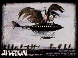 poster Kaja Renkas „Aviation in polsih posters” 2011 year 70 x 100 cm - Zdjęcie 1 z 1