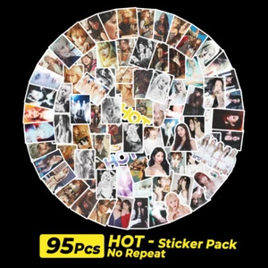 95pcs/set LE SSERAFIM HOT Adhesive Photo DIY Stickers - Picture 1 of 1