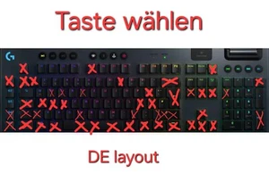 Ersatz-Tasten für Logitech G915 & G815 Gaming Tastatur. NUR TASTE. Orginal - Bild 1 von 1