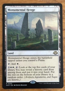 MTG Modern Horizons 3, Monumental Henge - Picture 1 of 1
