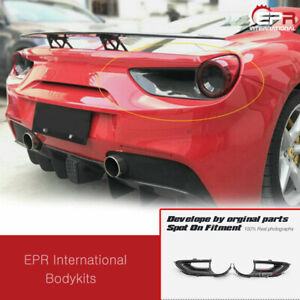 For Ferrari 488 GTB N Type Dry Carbon Rear Tail Light Surround (can Fit Spyder)