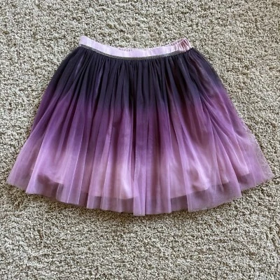 Garnet Hill Girl’s XL Purple Ombre Tulle Tutu Skirt - Image 1 of 4