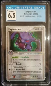Exploud ex 92/100 EX Crystal Guardians Holo Rare CGC 6.5 Ex/NM+ Pokemon TCG - Picture 1 of 2