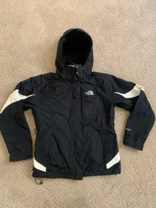 THE NORTH FACE Softshell Hooded Zip Jacket Black Women's Small - Picture 1 of 8