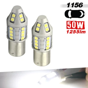 2x 1156 LED Blanco para Señal de Giro o Bombillas Traseras Inversa/Respaldo - Imagen 1 de 6
