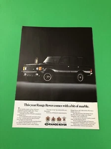 1989 1990 1991 1992 1993 1994 RANGE ROVER ORIGINAL PRINT AD ADVERTISEMENT B21 - Picture 1 of 1