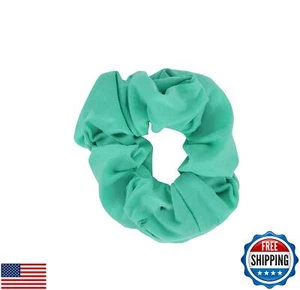 Jumbo Cotton Scrunchie Hair Tie - Mint - Picture 1 of 5