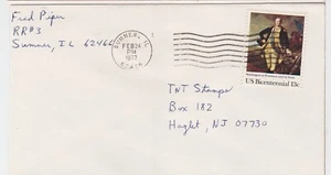 TurtlesTradingPost- Illinois- Sumner, IL 1977 Machine Cancel - Picture 1 of 1