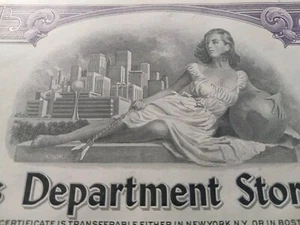 King`s Department Stores, Inc 100 shares - 1963 Beautiful Vignette Artwork 🎨 - Picture 1 of 11