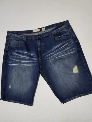 Akademiks Jeanius Jorts Baggy Hiphop 90s Denim Jean Shorts Size MEN'S 50 - Image 1 of 4