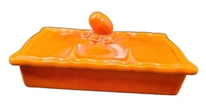 Royal Heager J16 Trinket Box orange acorn oak leaf - Picture 1 of 6