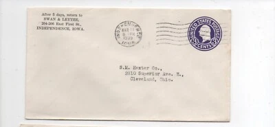 United States used entire U436 Independence IA to Cleveland OH - Image 1 of 2