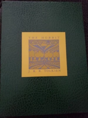 The Hobbit by J. R. R. Tolkien 1966 Deluxe Collector's Ed.  Leatherette w/ Case  - Imagem 1 de 3