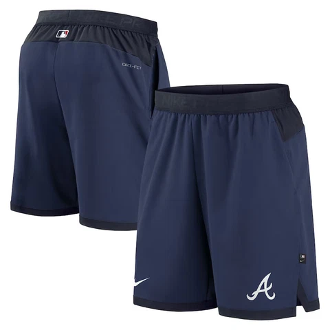 New Atlanta Braves Nike Authentic Collection Flex Vent Performance Shorts Men's Cover