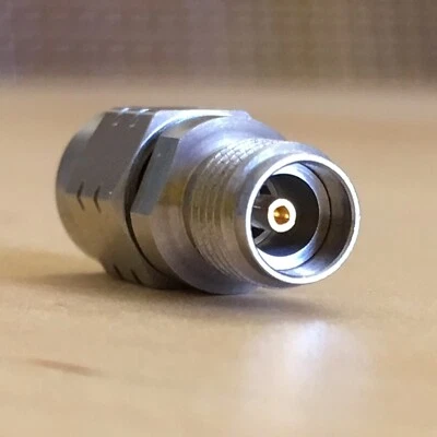 Echoic 3.5mm Female - 2.4mm Male Coaxial Adapter Connector 26.5GHz RF Microwave - Image 1 of 4