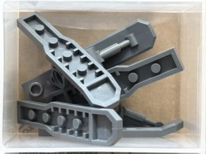 LEGO Parts - Dark Bluish Gray Helicopter Landing Ski 1 x 6 - No 15540 - QTY 5 - Picture 1 of 1