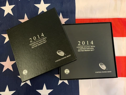 2014 US Mint Limited Edition Silver Proof Set. As pictured Cover