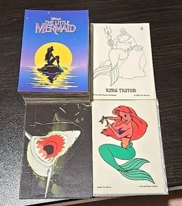 Die kleine Meerjungfrau 1991 Pro Set Trading Cards Pop-ups Sticker komplett - Bild 1 von 1