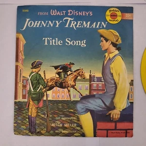 Vtg 1957 Golden Record 6" 78RPM Disney's Johnny Tremain Title Song 1510L - Picture 1 of 4