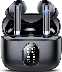 2025 Nuovo Cuffie Bluetooth, Auricolari Bluetooth 5.4 Hi-Fi Stereo Con 4 ENC Mic - Foto 1 di 12