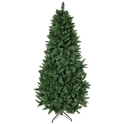 HOMCOM Albero di Natale 180cm Artificiale Base Rimovibile 724 Rami PVC e Acciaio - Immagine 1 di 4