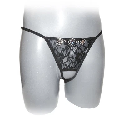 String ouvert mit Straßsteinen (XXL) - Bild 1 von 4