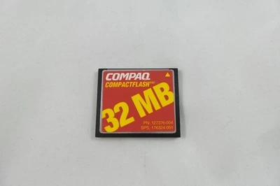 Compaq 32 MB CompactFlash for iPAQ/ Aero Pocket PC (104703-004) - Image 1 of 2