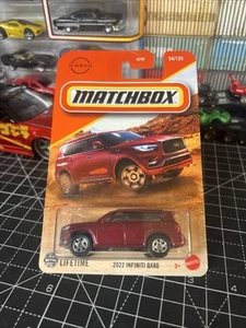 2025 Matchbox 2022 Infiniti QX80 Maroon MBX Adventure JBP34 54/125 - Picture 1 of 4
